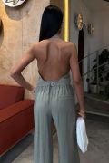 Halter Yaka Yelekli Modal Takım 10144 resmi